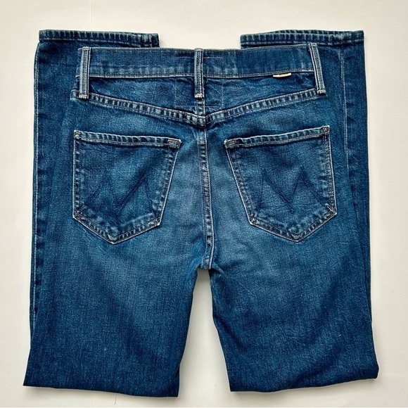 Mother Superior The Tomcat Ankle Jeans in Cannonball Wash Button Fly 25 - Picture 8 of 9